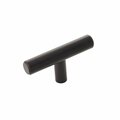 Belwith Products 2.38 in. Matte Black T-Pull BWHH075591 MB